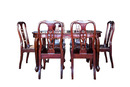 黑紫檀法式餐桌椅組